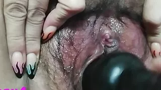 rich balls entering my pussy until I feel tight inside and using my magical vibrator