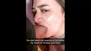 Cheating Girlfriend Fucks Her REAL Stepbrother on Snapchat