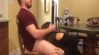 amazing milf blowing and riding her boyfriend 