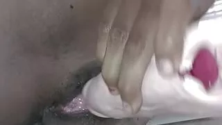 Desi mallu girl niyyamaria using sex toy and fingering female cum with boyfriend