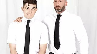 Interrogations Leads to Temptation by Missionary Boys Featuring Muscled Madison & Harrison Todd