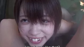 Real life Japanese lesbian friends first bathing experience