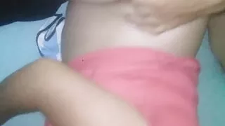 We fuck sideways while he covers his face with our sign