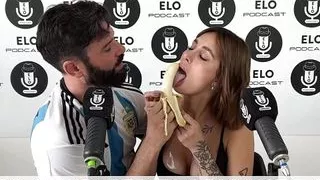 Cami Nair Eats The Creamy Banana At The Spicy Room