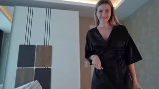 Filled stepmom's mouth with cum after hot sex