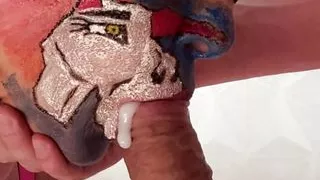 Unicorn mult swallow semen. Milf sucking cock oral creampie