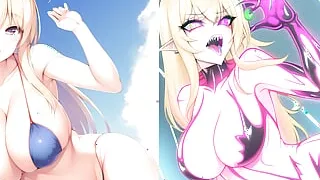 Crazy transformation and body growth