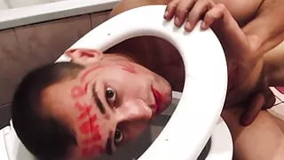 Toilet Licking Toilet Slave Boy