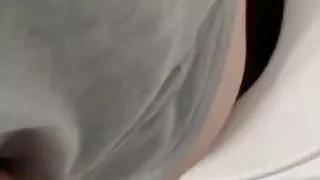 Mature Peeing in Toilet and Shower