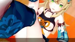 Genshin Impact Kirara Sex Time Job 1080p Blonde Nekogirl Creampie Mmd 3D Blue Clothes Color Edit Smixix