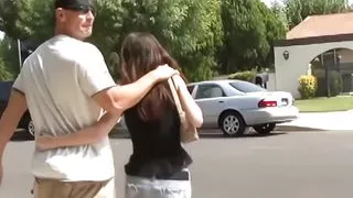 Husband watching hot wife Brandi Edwards fucking