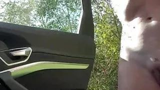 Milf walking nude public