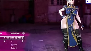 Chun Li Shows Off Her Sexy Revealing Costumes