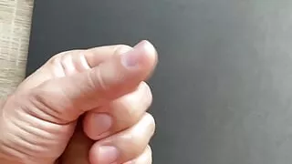 Squirt and blow up that huge load on my girlfriend's desk while she's away