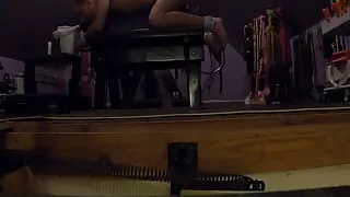 Domme Ties Up and Does Wax Play on Submissive Desperate Tinder Date