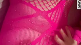 My first time taking a vibrating dildo up my tight fat pussy