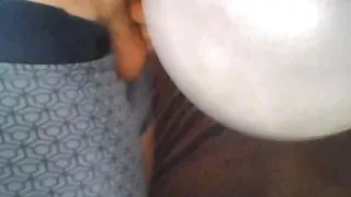 Glove Balloon Pussy Fucking