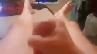 The best shot I've filmed I want every guy to shoot like that in my asshole and then I'll lick your cock clean