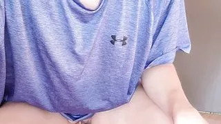 fingering wet pussy closeup with feet