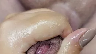 Huge cumshot handjob - Best handjob cumshot ever, Throbbing penis and a lot of sperm- big creamy load