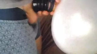 Glove Balloon Pussy Fucking With Rings