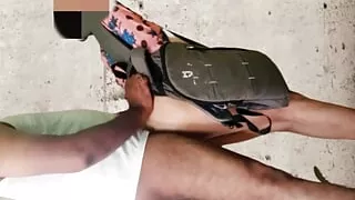 Indian College teacher fucked after her class was outside