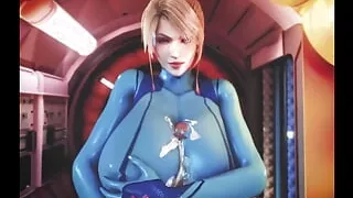 Sarah Gives a Cummy Titjob With Her Massive Tits in a Spaceship