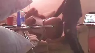 Ass fucked this pretty Ebony 18 year old. She moans loud while she has an orgasm. Subscribe to my ONLYFANS for more