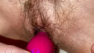 Wife coming on a new sex toy