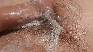 Cleaning my dick