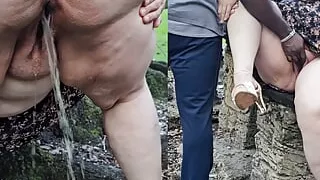 Jamdown26 - Me pissing at the park and getting my pussy fingered