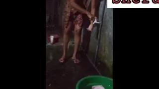 Cum in Mouth outdoor Blwojob with Bath