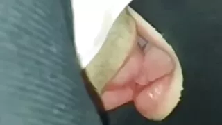 Husband sucks dick for the first time in the front of wife