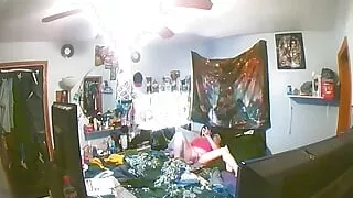 Caught on ringCam having FaceTime sex