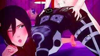 Mikasa Ackerman Stripped And Fucked Until Creapie Attack On Titan Hentai