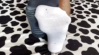 My feets come check white socks