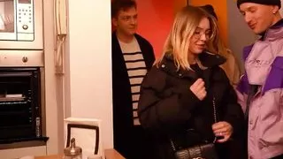 lis evans and hot girlfriend  get pussy pounded hard