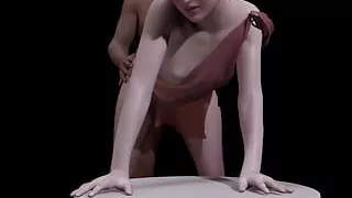 Greek Standing From the Back  3D Porn