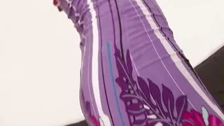 After Short Dildo Masturbation the Super Horny Blonde MILF Gets on a Very Big Cock