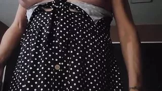 American MILF Nipple Pinch Pussy Pump Dildo Masturbation