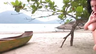 Sexy Couple Finds a Deserted Island and Has Passionate Loving Sex There for Several Days
