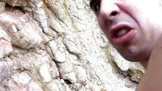 Slender Ebony Gets Her Hairpiece All Messed During Anal Sex With a Slim Dude on a Secluded Beach.