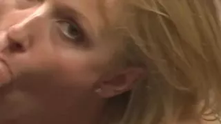 Skinny Blonde Came to Cancel Her Contract but the Hung Cable Guy Convinced Her Otherwise