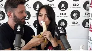 China Knuttsen Eats The Creamy Banana