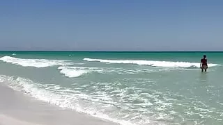 Refreshing Beach Skinny Dip