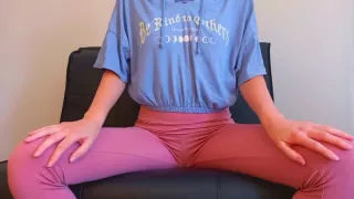 This Is How I Go Shopping When Im Horny, Lovense Lush, Butt Leggings, Crop Top - Ela Stance