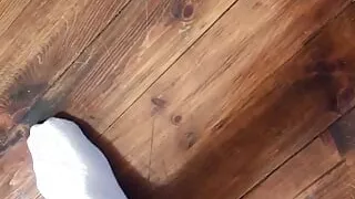 legs and stockings and big cum