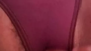 He rubs my wet pussy