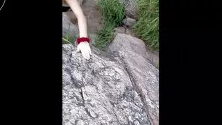 I Fuck A Stranger In Nature. Blonde Whore Sucks Cock And Fucks In The River.