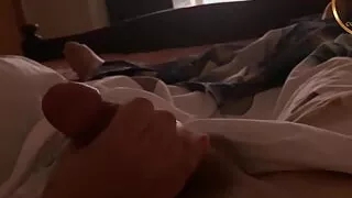 Milf stepmom and stepson share bed hotel room (part 1)